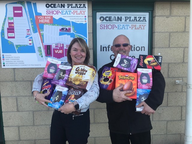 People are urged to support the Sandgrounder Radio and Ocean Plaza Easter Egg and Southport Foodbank Appeal