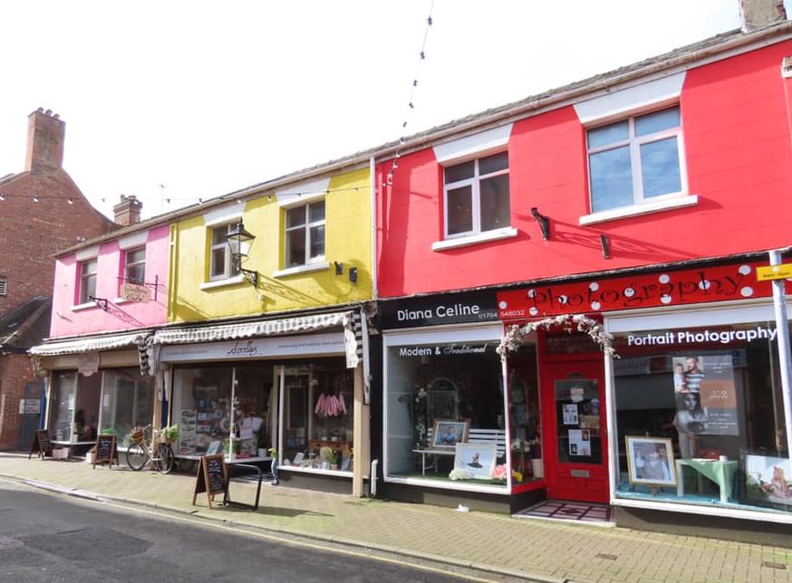 The colourful Wesley Street is among the many great shopping street in Southport. Photo by Andrew Brown Media