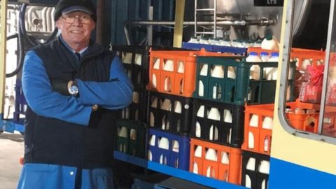 Bates Dairy milkman enjoys last milk round after 40 years