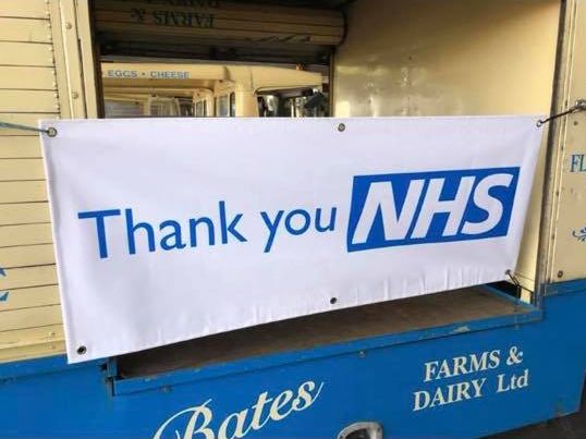A convoy of Bates milk floats and other vehilces will parade past Southport Hospital for the weekly Clap For Carers event
