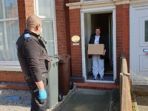 Police deliver emergency food parcels to homes in Southport