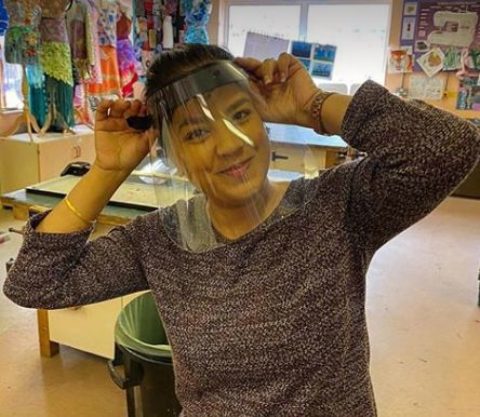 Appeal as volunteers prepare to donate PPE visors to care homes across Southport